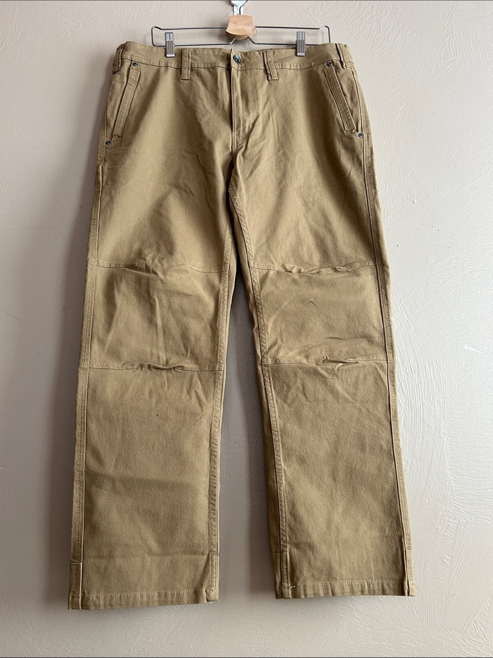 Eddie Bauer Tan Cotton Relaxed Fit Cargo Utility Pants  Men's 36X30 New W No Tag